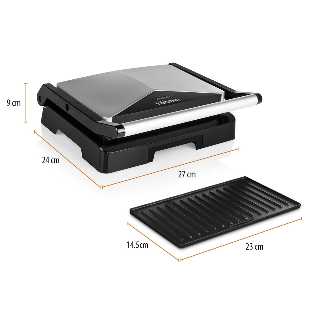 GRILL DE CONTACTO 23 x 14,5 cm GR-2854