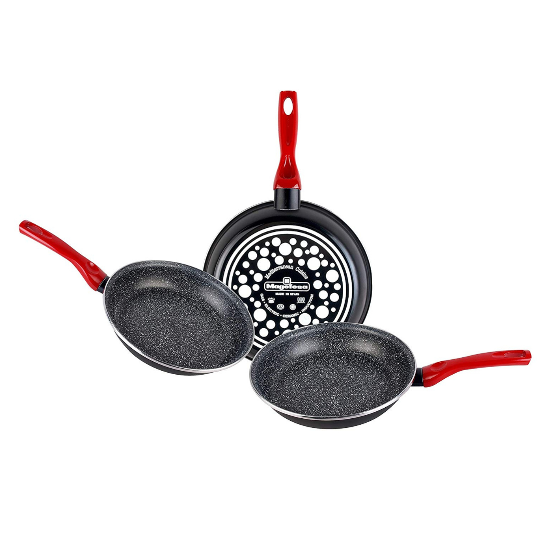 Juego 3 Sartenes Magefesa Niger 20-24-26cm