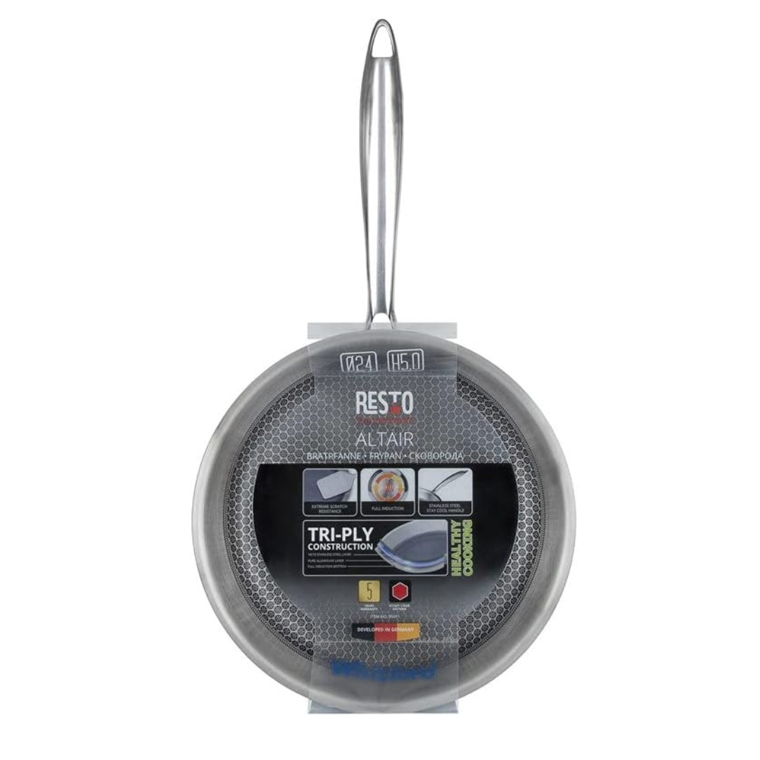 Sarten Acero Inoxidable 24 cm RESTO 95011