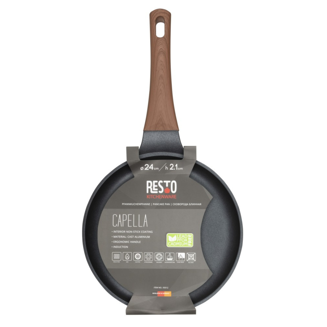 Sartén Crepera RESTO 93512 de aluminio fundido