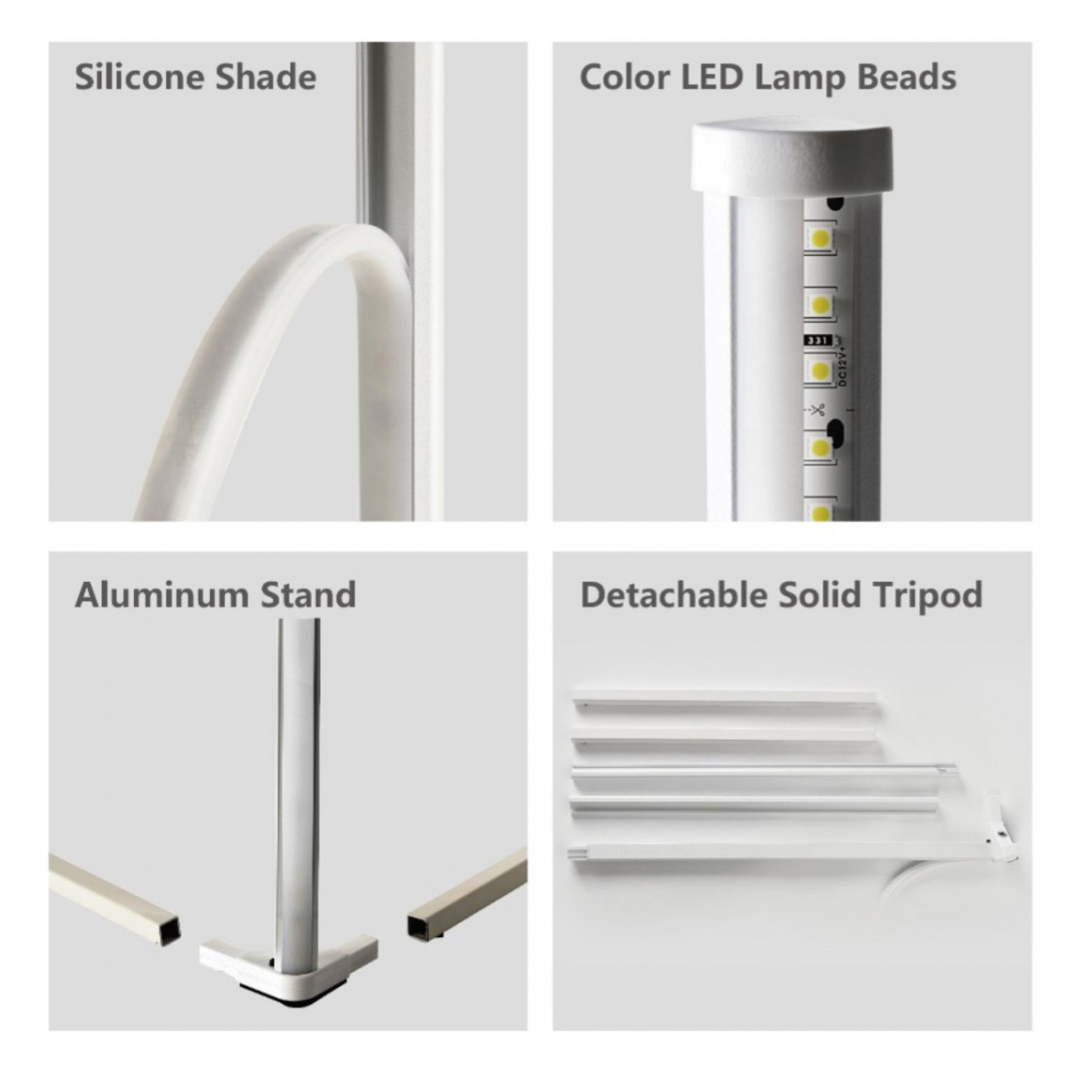 Lámpara de pie esquinera SmartLED 12W Ksix
