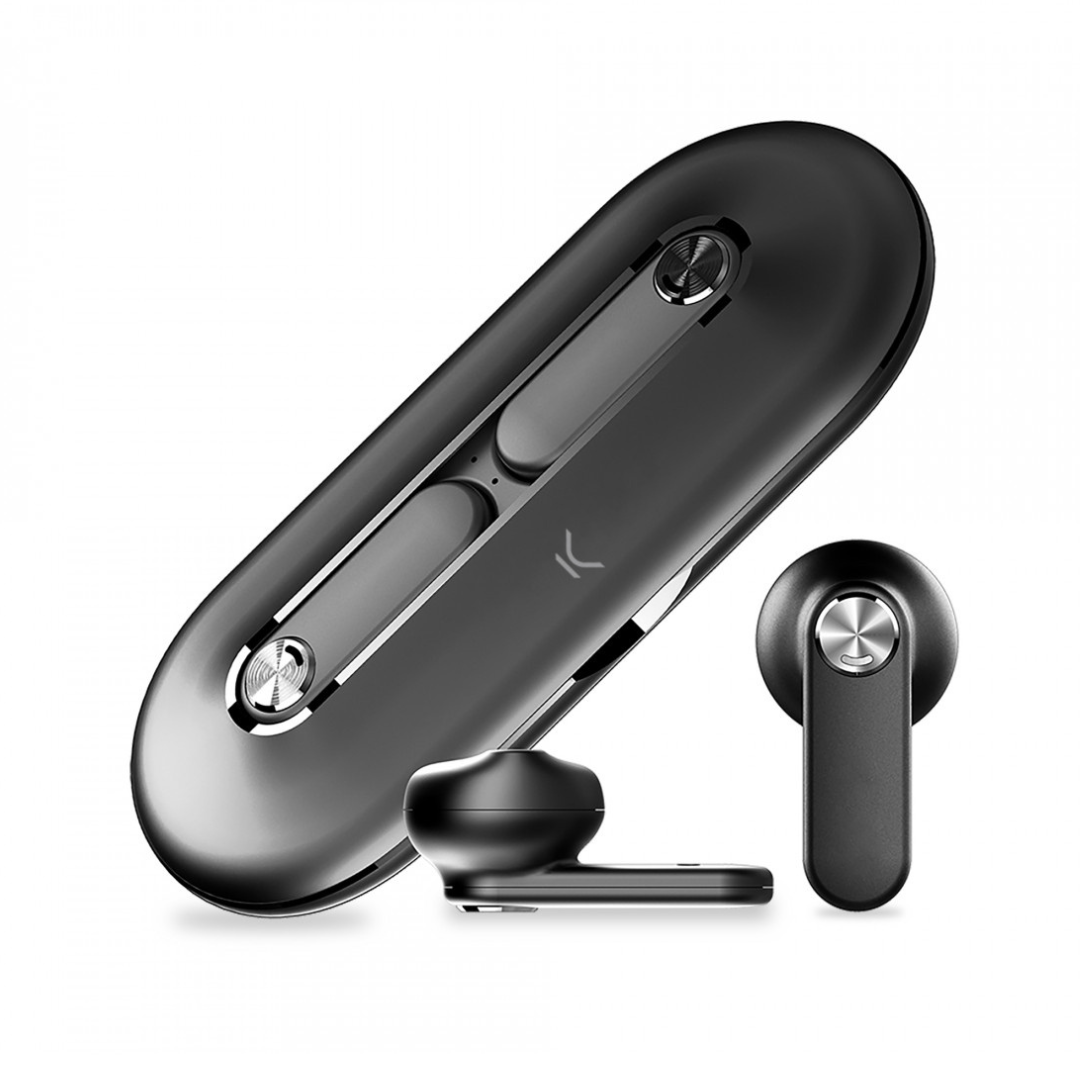 Auriculares inalámbricos KSIX BXTW05N. Bluetooth. Negro