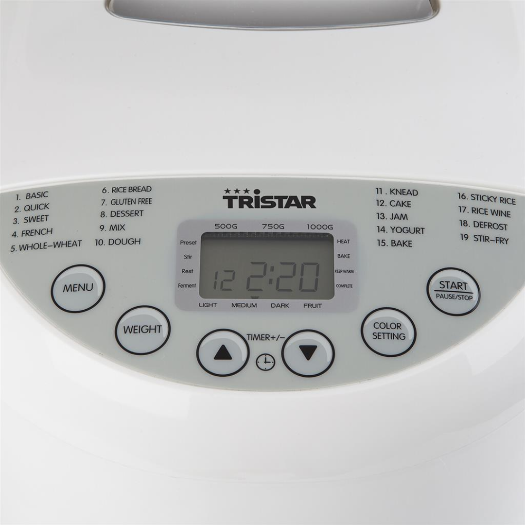 Panificadora Tristar BM-4586. Hacer pan