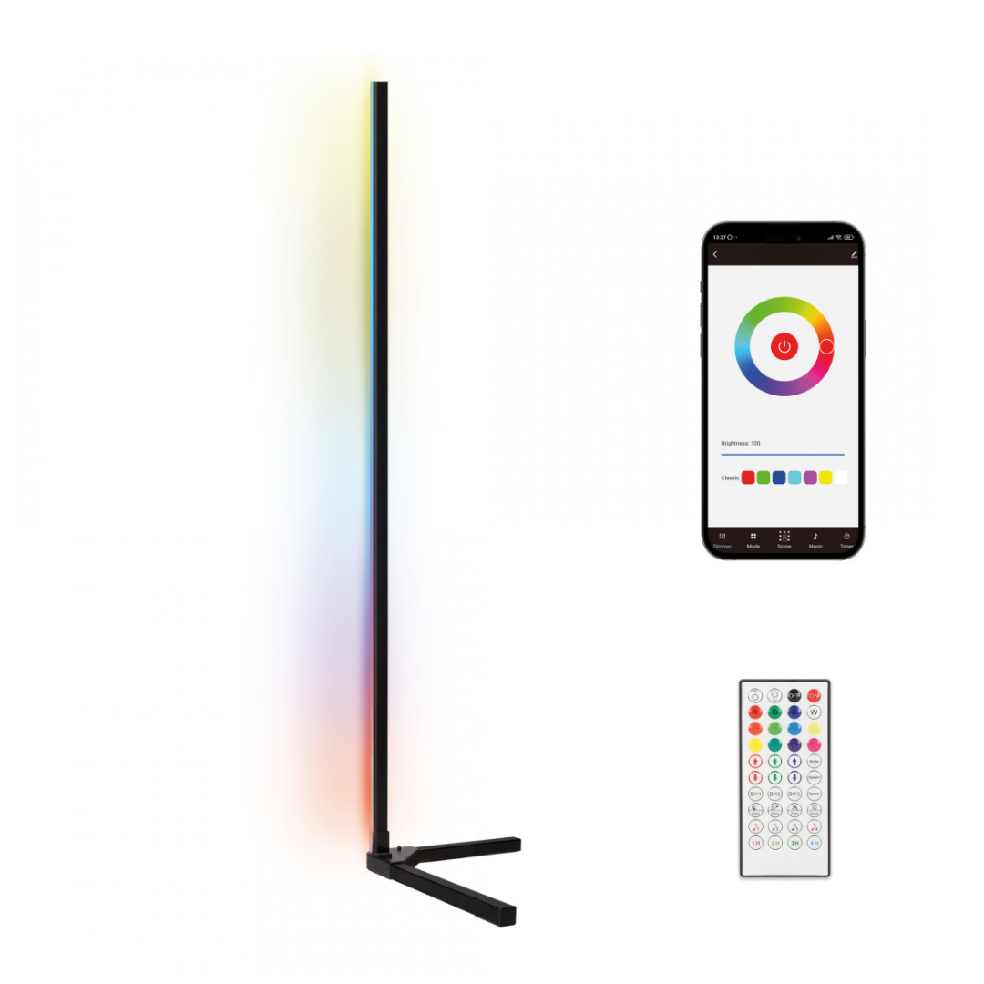 Lámpara de pie esquinera SmartLED 12W Ksix