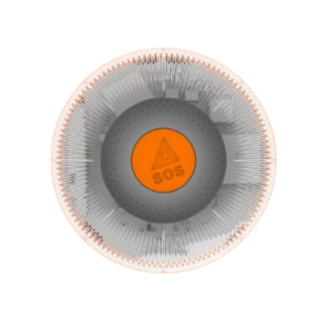 Baliza de emergencia Flashled SOS conectada con la DGT