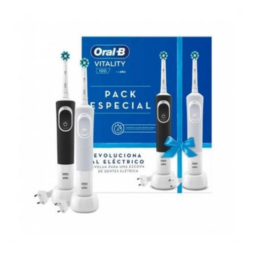 PACK 2 CEPILLOS DENTALES BRAUN VIT 100