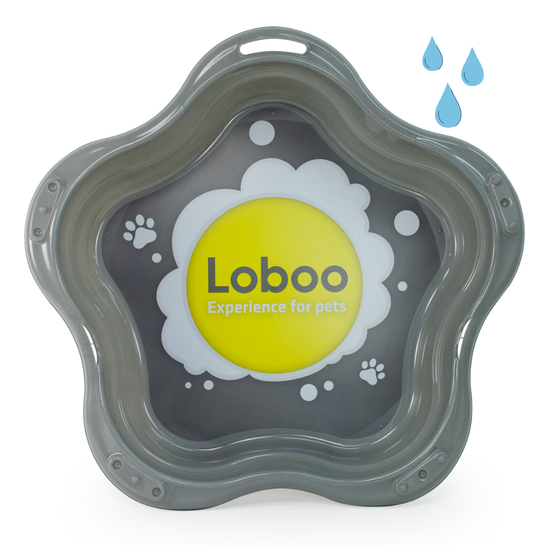 PISCINA MASCOTAS BATH POOL ANTRACITA LOBOO 80201