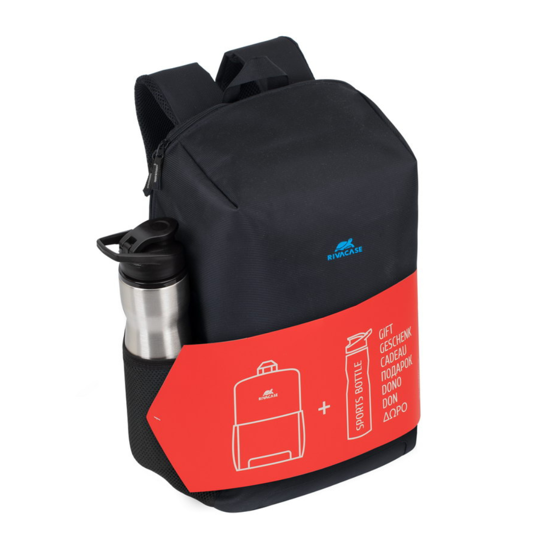 RIVACASE 8068 Bundle mochila 15,6" + botella depor
